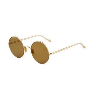 Sunday Somewhere Raine Round sunglasses- gold